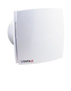 MODERN wentylator osiowy fi 125 mm z higrostatem i wyłącznikiem czasowym, biały