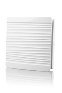 Kratka wentylacyjna 160x160 mm z dekoracyjnym panelem wymiennym, biały