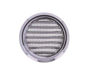 MW50/4KOSCHR - kratka wentylacyjna drzwiowa okrągła fi 47 mm, chrom (opakowanie 4 szt.)