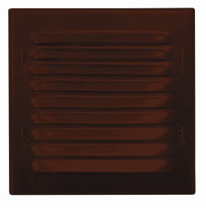 WX1TC - osłona metalowa skośna 165x165 mm z siatką, ceglasta