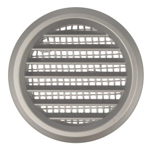 MW50/4KOSSAT - kratka wentylacyjna drzwiowa okrągła fi 47 mm, satyna (opakowanie 4 szt.)