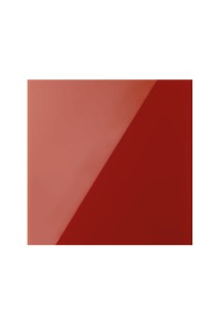Panel Glass Red do montażu wentylatora Kliq 100, lub kratki KLIQMW100FB