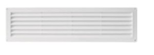 SD - kratka drzwiowa/meblowa 440x120 mm, biała