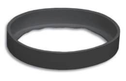 KO125-KG - kołnierz gumowy z redukcją 110/125mm, kolor czarny